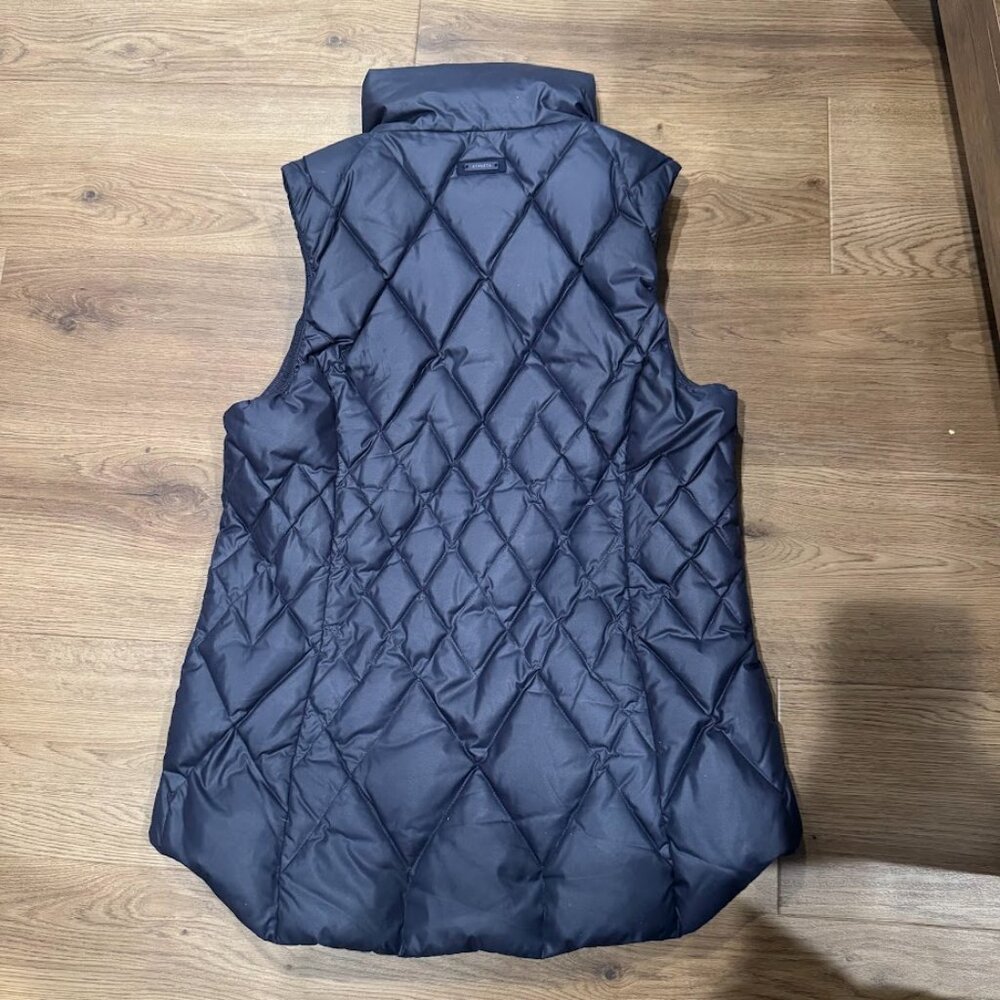 Athleta Navy Puffer Vest Size Small - Picture 5 of 5